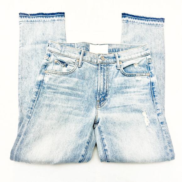 Mother Superior The Rascal Ankle Undone Vacation Temptation Denim Jeans Size 26 - Picture 4 of 9